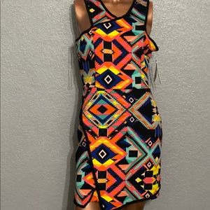 NWT GB mock wrap dress